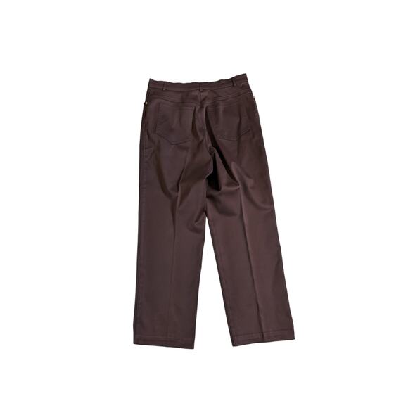 Vintage 1990s St John Sport Chocolate Brown Quilted Suit Set Blazer Trousers 90s - Picture 5 of 14